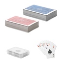 Karty do gry w pudelku MO8614-04 - Niebieski