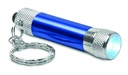 Aluminiowy brelok latarka MO8622-04 - Niebieski