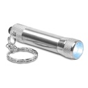 Aluminiowy brelok latarka MO8622-14 - Srebrny