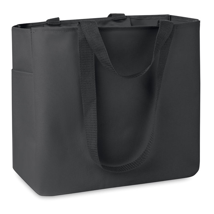 Torba na zakupy z poliestru 60 MO8715-03 - Czarny