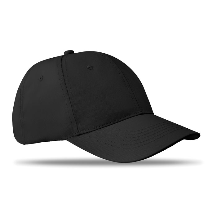 6-panel czapka z daszkiem 160 MO8834-03 - Czarny