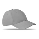 6-panel czapka z daszkiem 160 MO8834-07 - Szary