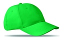 6-panel czapka z daszkiem 160 MO8834-09 - Zielony