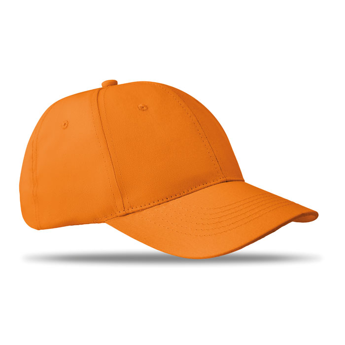 6-panel czapka z daszkiem 160 MO8834-10 - Pomaranczowy