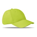 6-panel czapka z daszkiem 160 MO8834-48 - Limonka