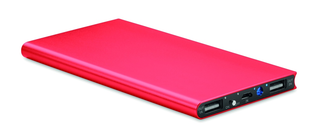 Power bank 8000mAh MO8839-05 - Czerwony