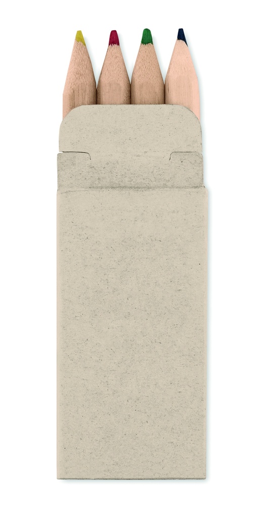 4 mini kredki MO8924-13 - Bezowy