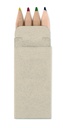 4 mini kredki MO8924-13 - Bezowy