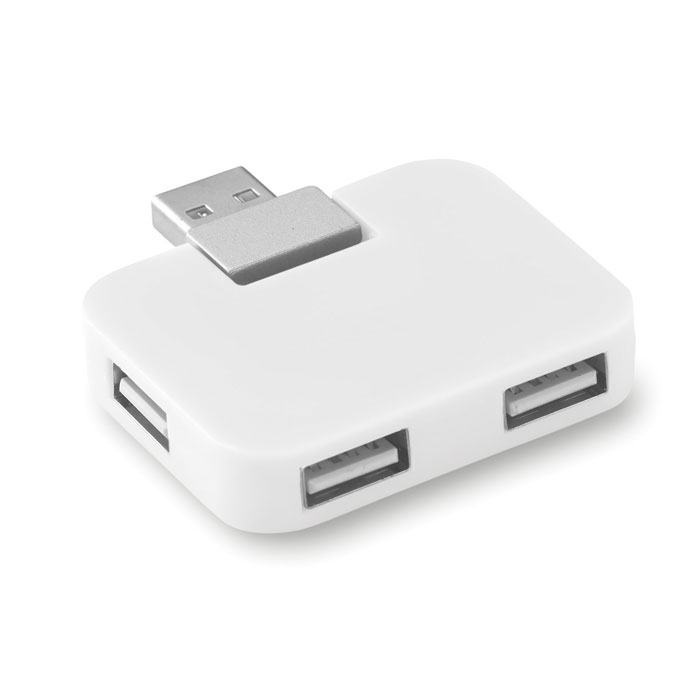Hub USB 4 porty MO8930-06 - Bialy