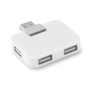 Hub USB 4 porty MO8930-06 - Bialy