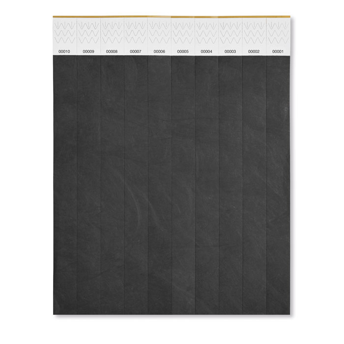 Opaska na reke Tyvek® MO8942-03 - Czarny