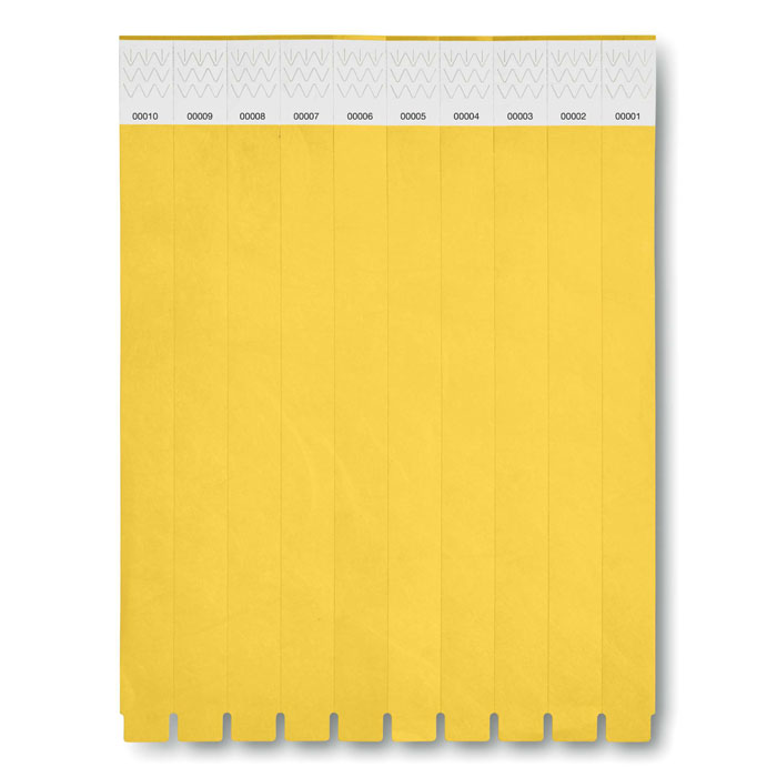 Opaska na reke Tyvek® MO8942-08 - Zolty
