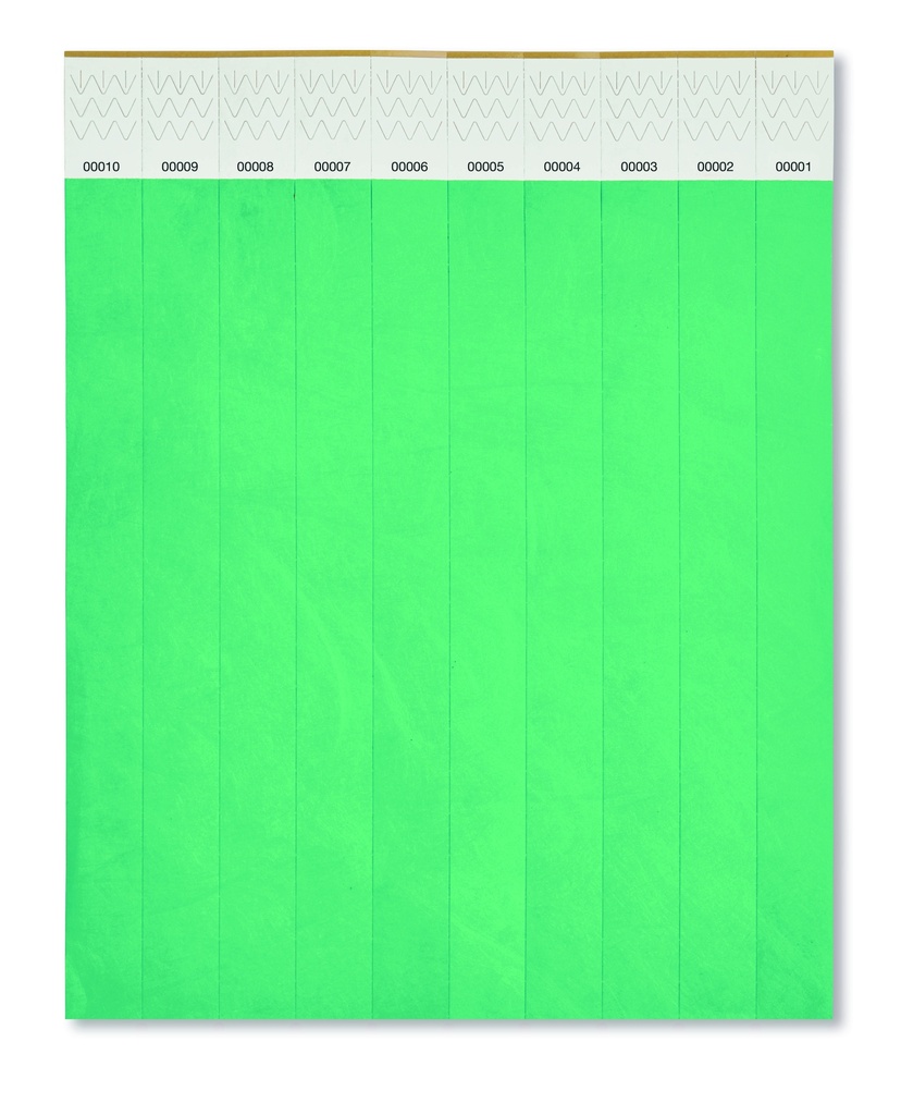 Opaska na reke Tyvek® MO8942-12 - Turkusowy