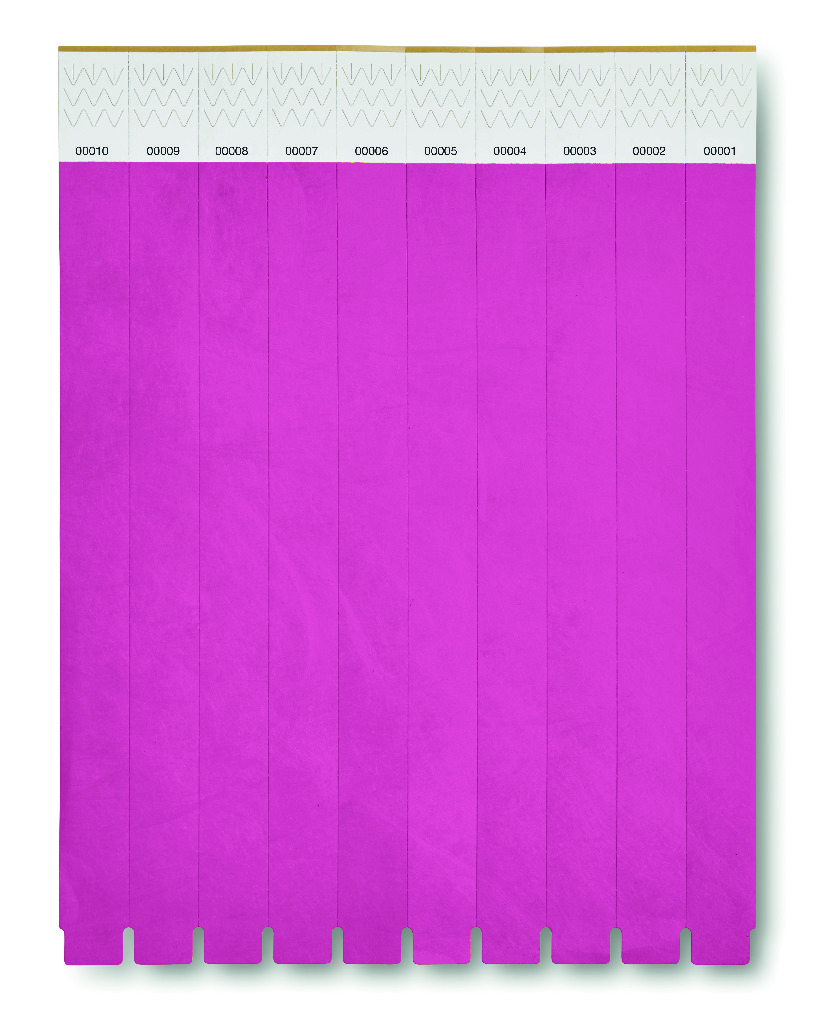 Opaska na reke Tyvek® MO8942-38 - Fuksja