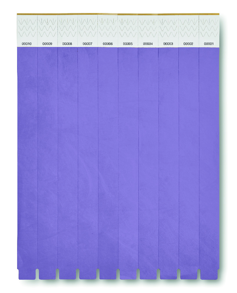 Opaska na reke Tyvek® MO8942-21 - Fioletowy