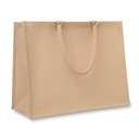Torba na zakupy z juty MO8965-13 - Bezowy