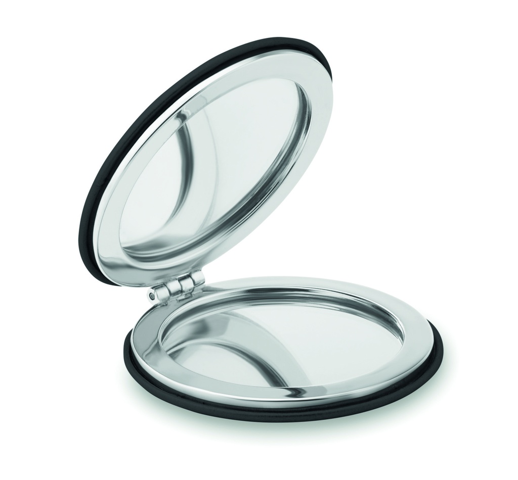 Okragle lusterko z PU MO9008-03 - Czarny