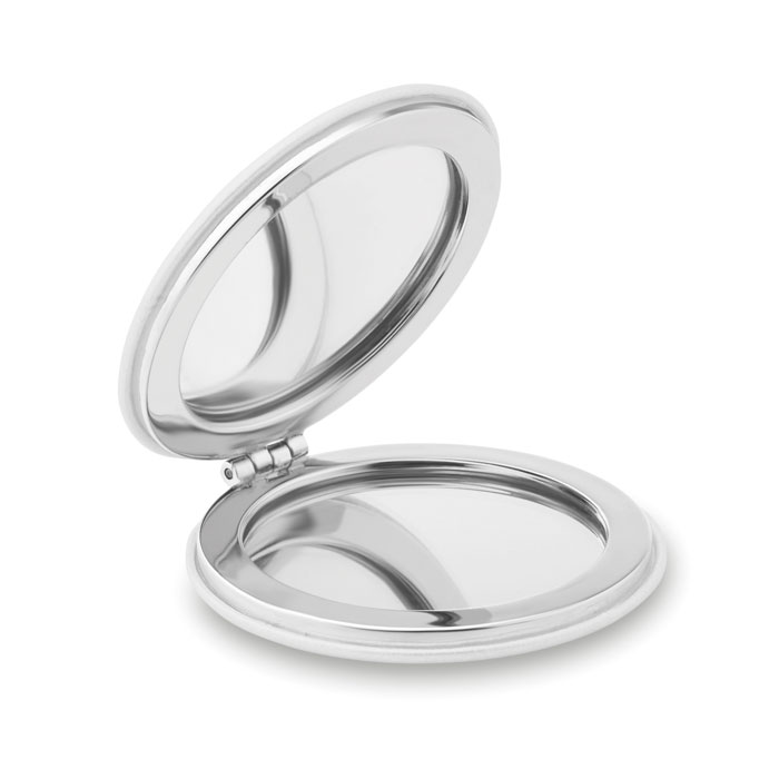 Okragle lusterko z PU MO9008-06 - Bialy