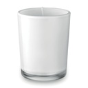 Mala szklana swieca MO9030-06 - Bialy