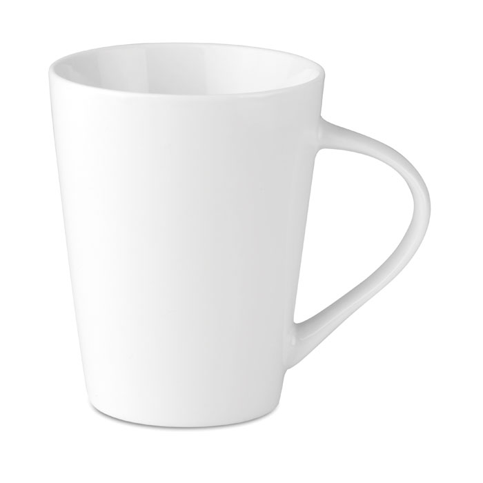 Porcelanowy kubek stozkowy MO9078-06 - Bialy