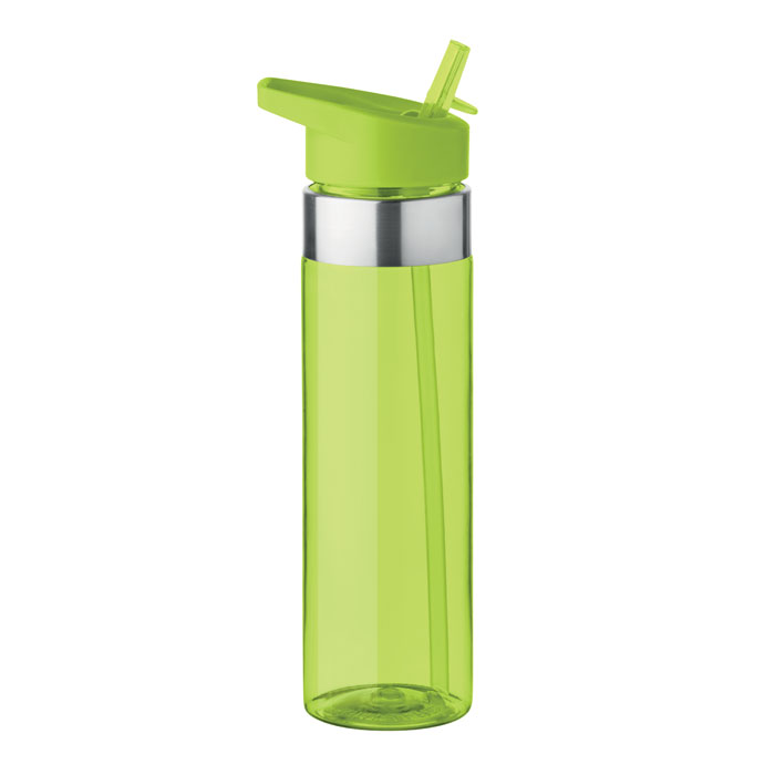 Butelka z tritanu 650ml MO9227-51 - Przezroczysty Limonka