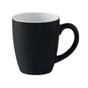 Kolorowy kubek ceramiczny MO9242-03 - Czarny