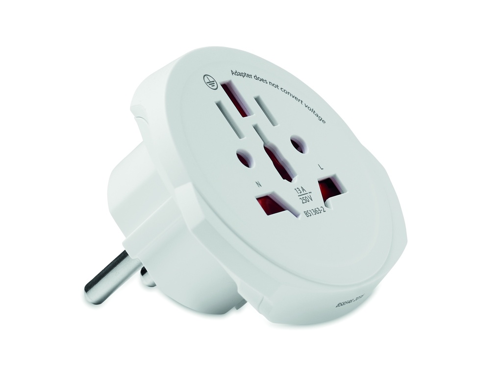 Adapter podrozny MO9325-06 - Bialy
