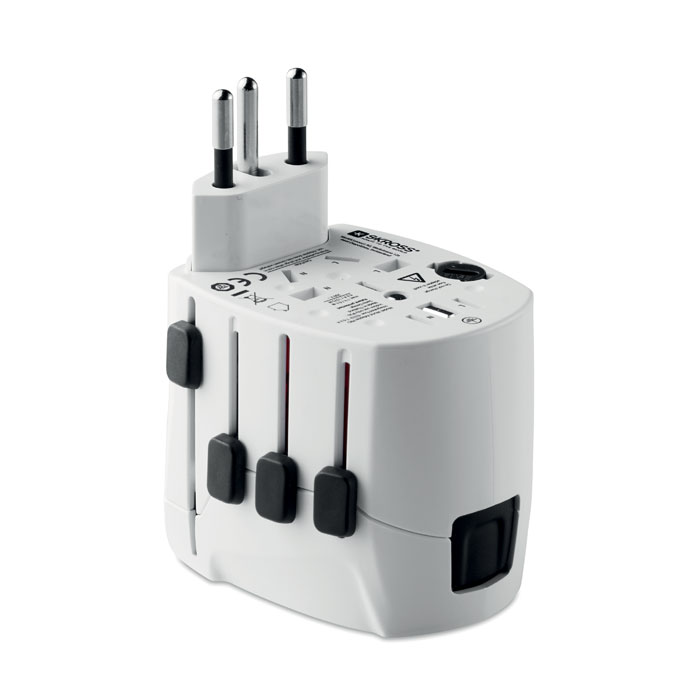 USB. 3-gniazda hub MO9321-06 - Bialy