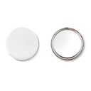 Lusterko button MO9335-16 - Srebrny Mat