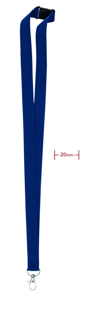 Smycz  20mm MO9354-04 - Niebieski