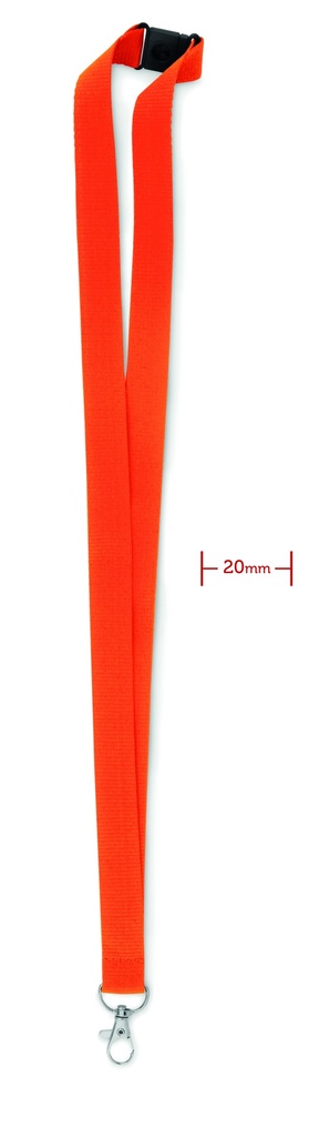 Smycz  20mm MO9354-10 - Pomaranczowy