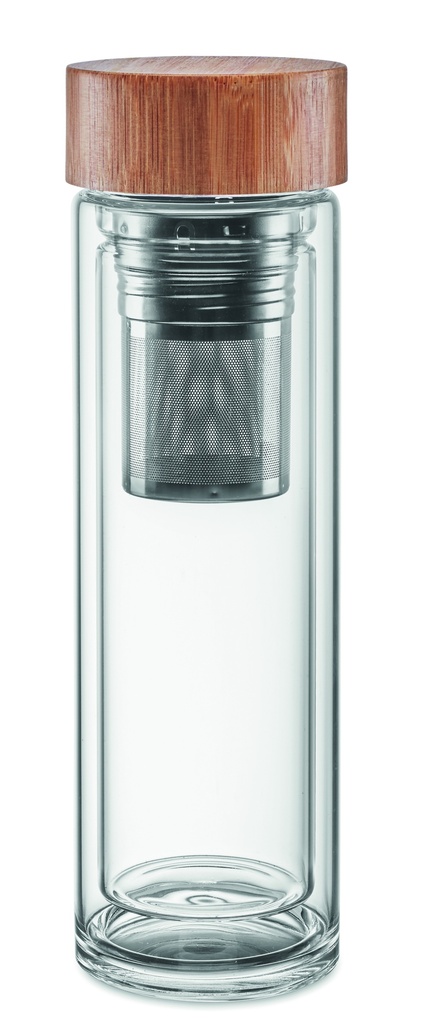 Butelka szklana 400ml - Przezroczysty