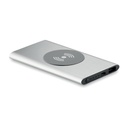 Powerbank bezprzewodowy MO9498-16 - Srebrny Mat