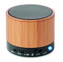 Głośnik bezprzew z bambusa - Czarny