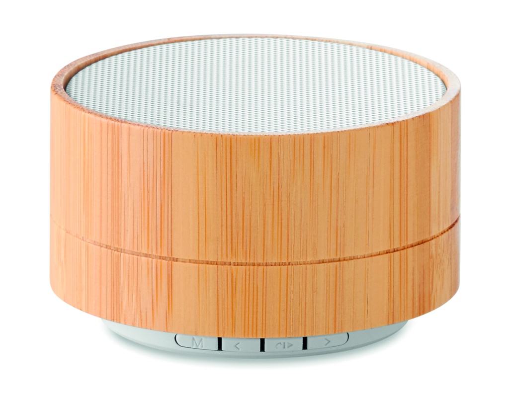 Glosnik bambusowy MO9609-06 - Bialy