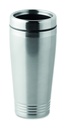 Kubek podrozny MO9618-16 - Srebrny Mat