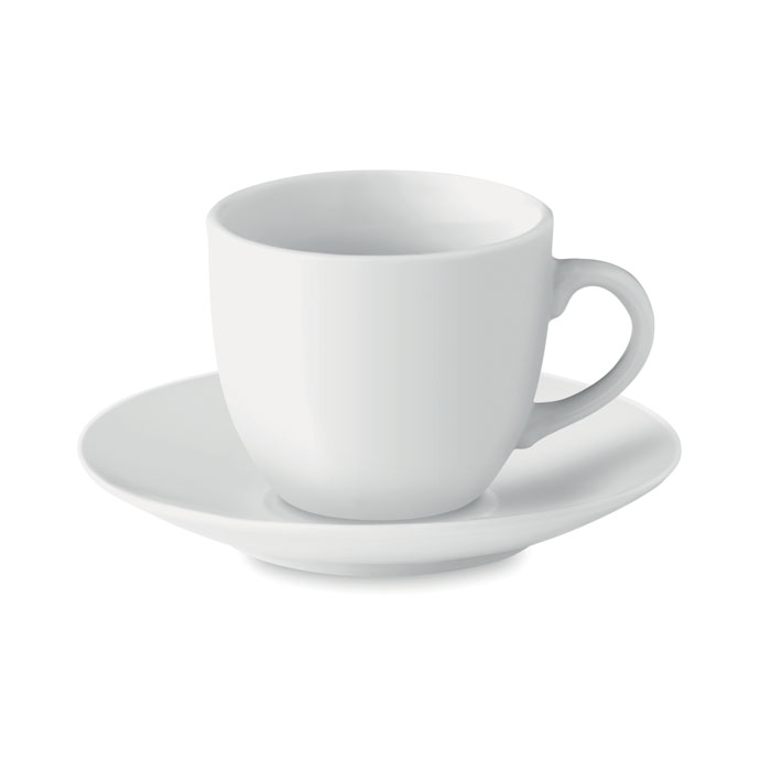 Filizanka i spodek do espresso MO9634-06 - Bialy