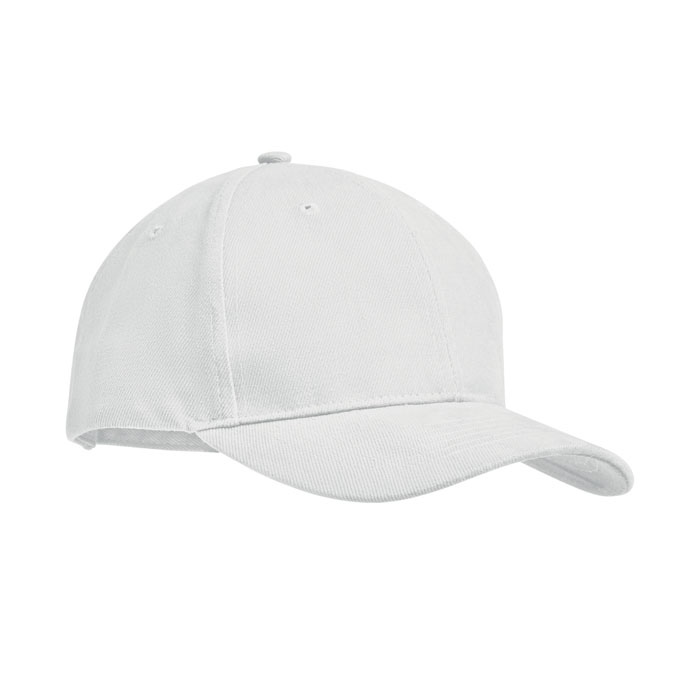 6-panel czapka z daszkiem 270 MO9643-06 - Bialy