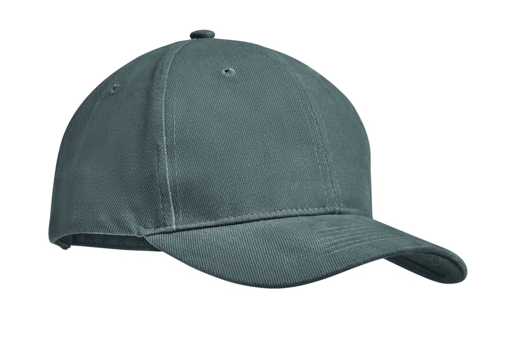 6-panel czapka z daszkiem 270 MO9643-07 - Szary
