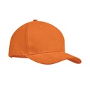 6-panel czapka z daszkiem 270 MO9643-10 - Pomaranczowy