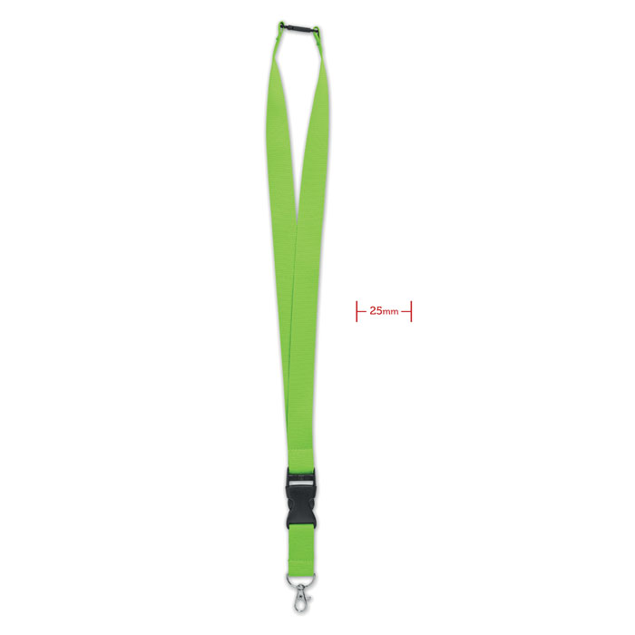Smycz 25mm MO9661-48 - Limonka
