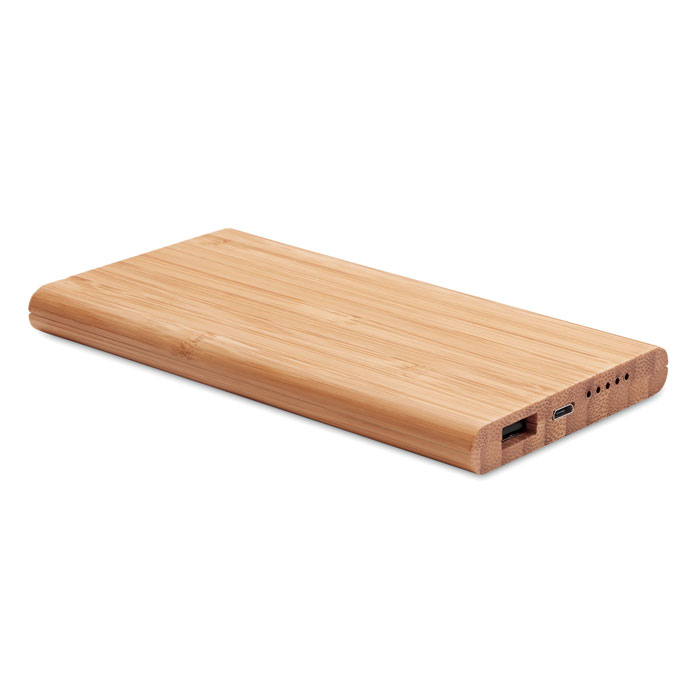Bezprzewodowy  powerbank MO9662-40 - Drewna