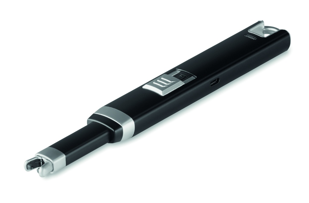 Duża zapalniczka USB - Czarny