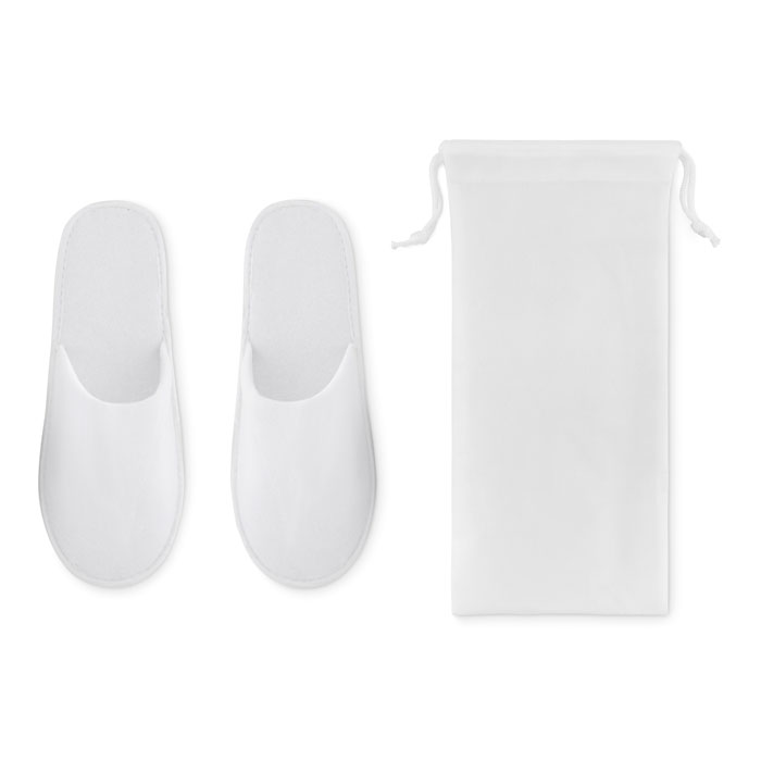 Kapcie w etui MO9782-06 - Bialy