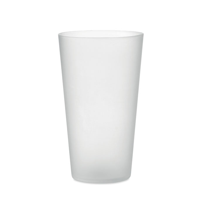 Kubek eventowy 500 ml MO9907-26 - Przezroczysty Bialy