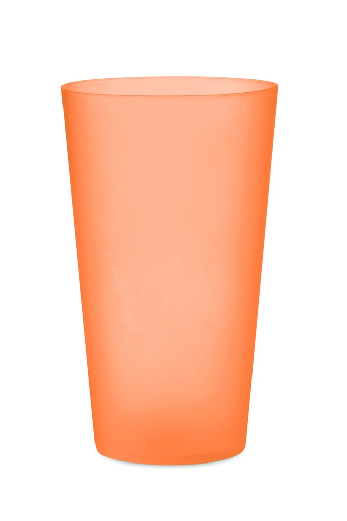 Kubek eventowy 500 ml MO9907-29 - Przezroczysty Pomaranczowy
