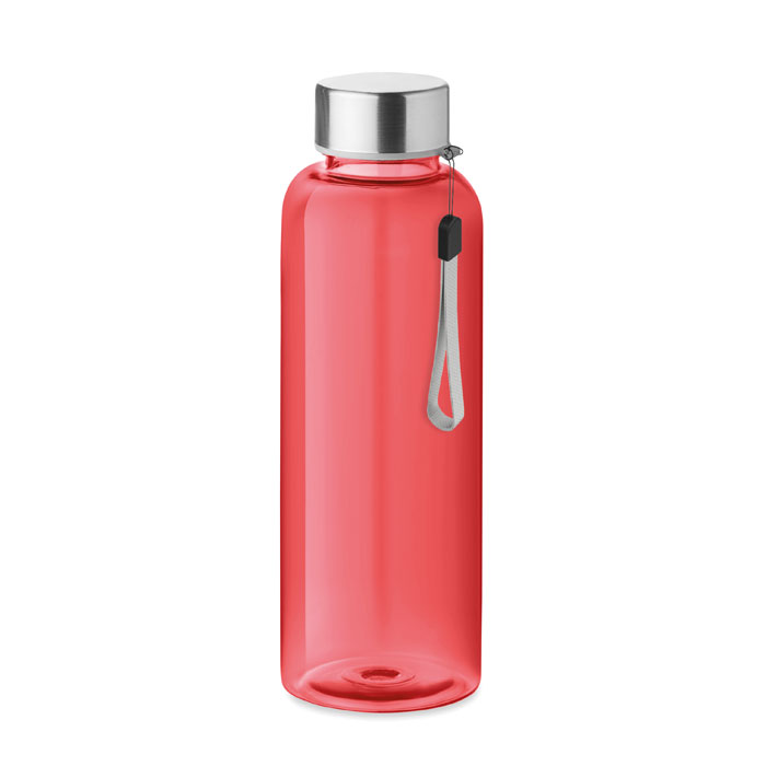 Butelka 500 ml z RPET MO9910-25 - Przezroczysty Czerwony