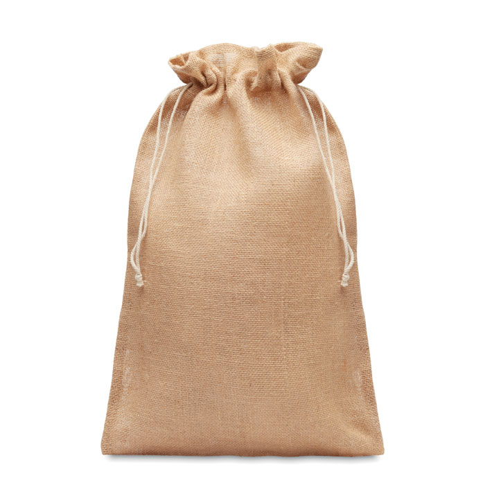 Torba prezentowa z juty 30x47cm MO9930-13 - Bezowy