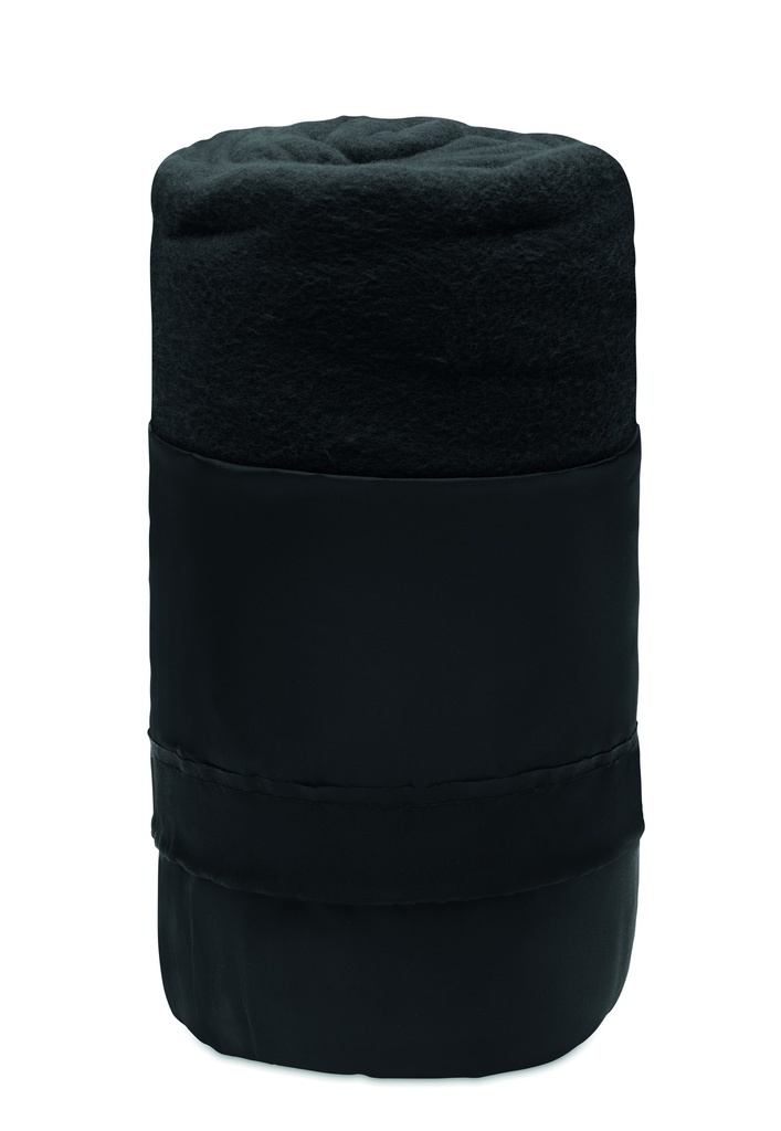 Koc polarowy RPET MO9935-03 - Czarny