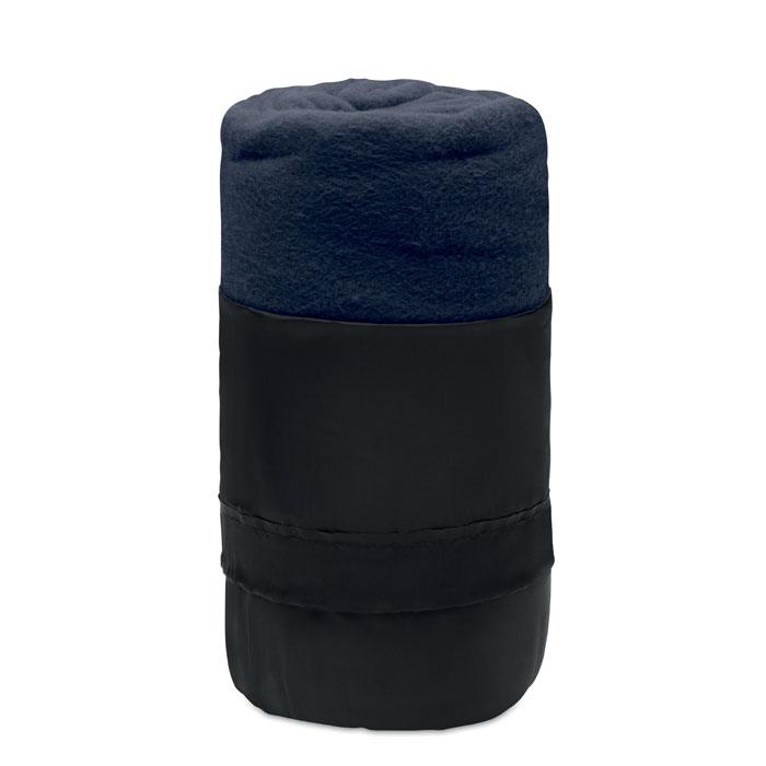 Koc polarowy RPET - Niebieski